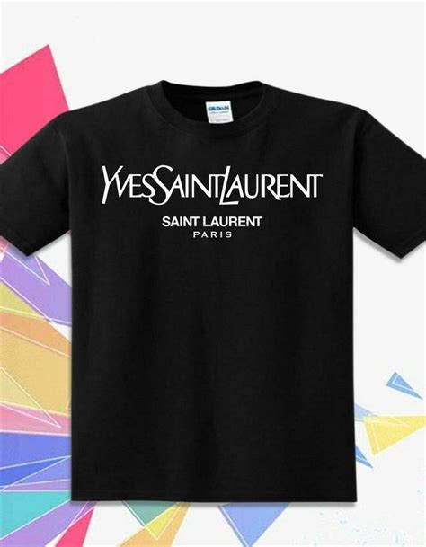 ysl slogan t shirt|yves saint laurent t shirt.